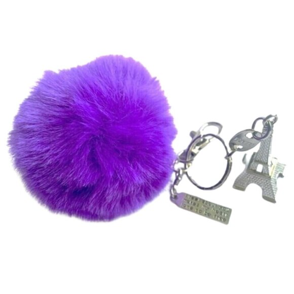 I Love โค๏ธ Paris | Eiffel Tower & Pompom Handmade Craft Keychain ๐ - Picture 3 of 16